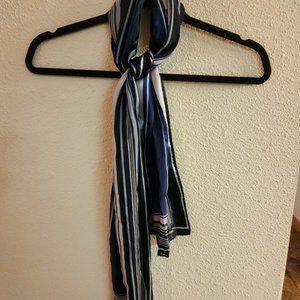 Cintas Silk striped scarf